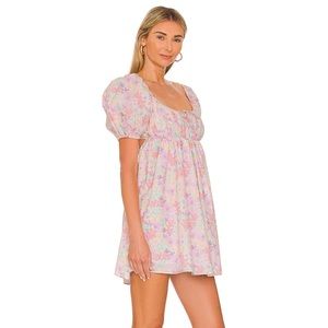 NWT for love & lemons Kennedy mini dress.